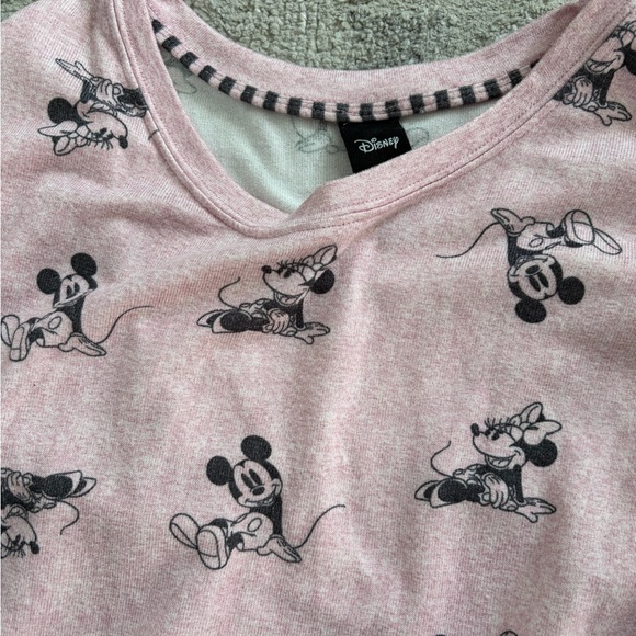 Disney Pink Pajama Set with Character Print - Picture 2 of 3